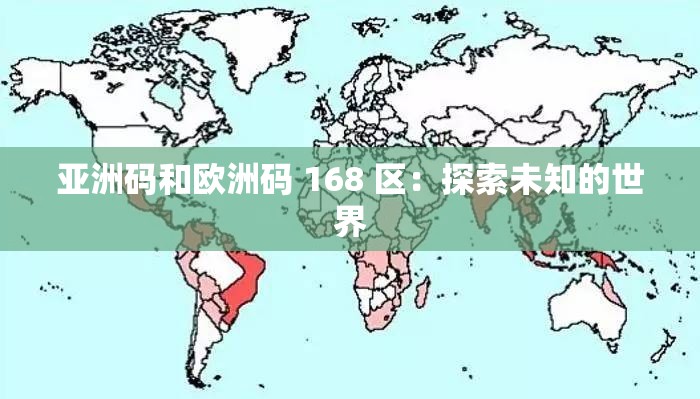 亚洲码和欧洲码 168 区：探索未知的世界