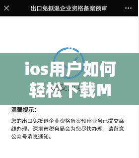 ios用户如何轻松下载MIR M？海豚献上超详细下载教程揭秘！