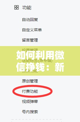 如何利用微信挣钱：新手必看的10个实用技巧与成功案例分享