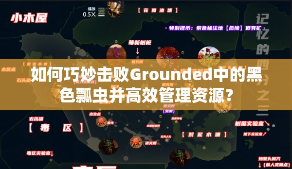 如何巧妙击败Grounded中的黑色瓢虫并高效管理资源？