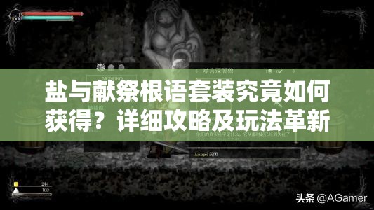 盐与献祭根语套装究竟如何获得？详细攻略及玩法革新大预测！