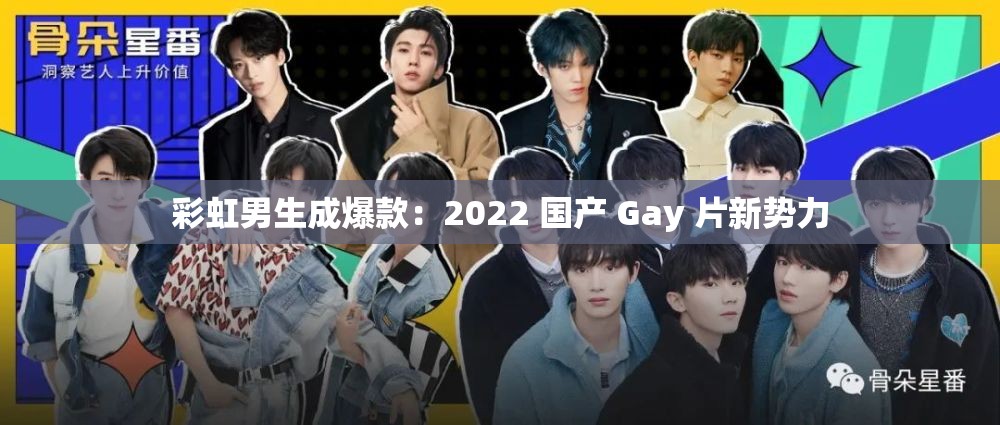 彩虹男生成爆款：2022 国产 Gay 片新势力