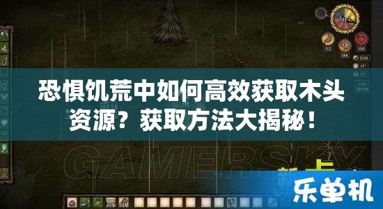 恐惧饥荒中如何高效获取木头资源？获取方法大揭秘！