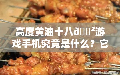 高度黄油十八🈲游戏手机究竟是什么？它有哪些独特之处和玩法？快来一探究竟