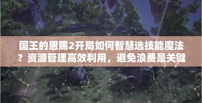 国王的恩赐2开局如何智慧选技能魔法？资源管理高效利用，避免浪费是关键吗？