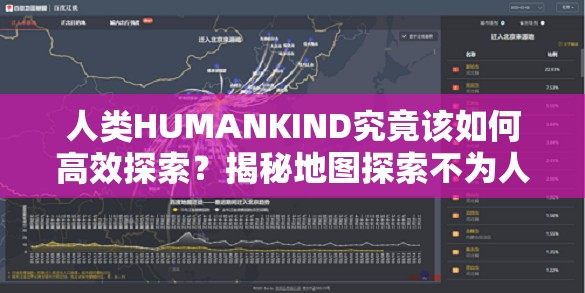 人类HUMANKIND究竟该如何高效探索？揭秘地图探索不为人知的心得！