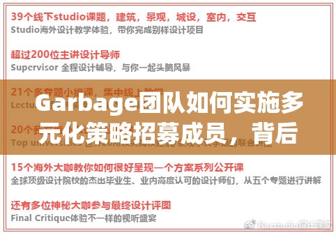 Garbage团队如何实施多元化策略招募成员，背后有何独特秘诀？