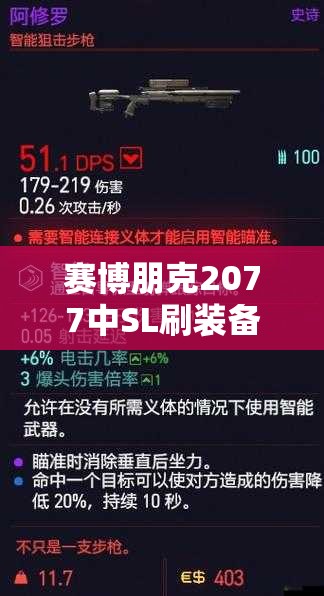 赛博朋克2077中SL刷装备究竟有哪些不为人知的注意事项？深度解析