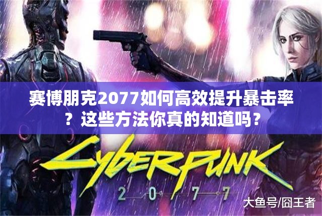 赛博朋克2077如何高效提升暴击率？这些方法你真的知道吗？